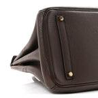 Taurillon Clemence Birkin 35 Cafe