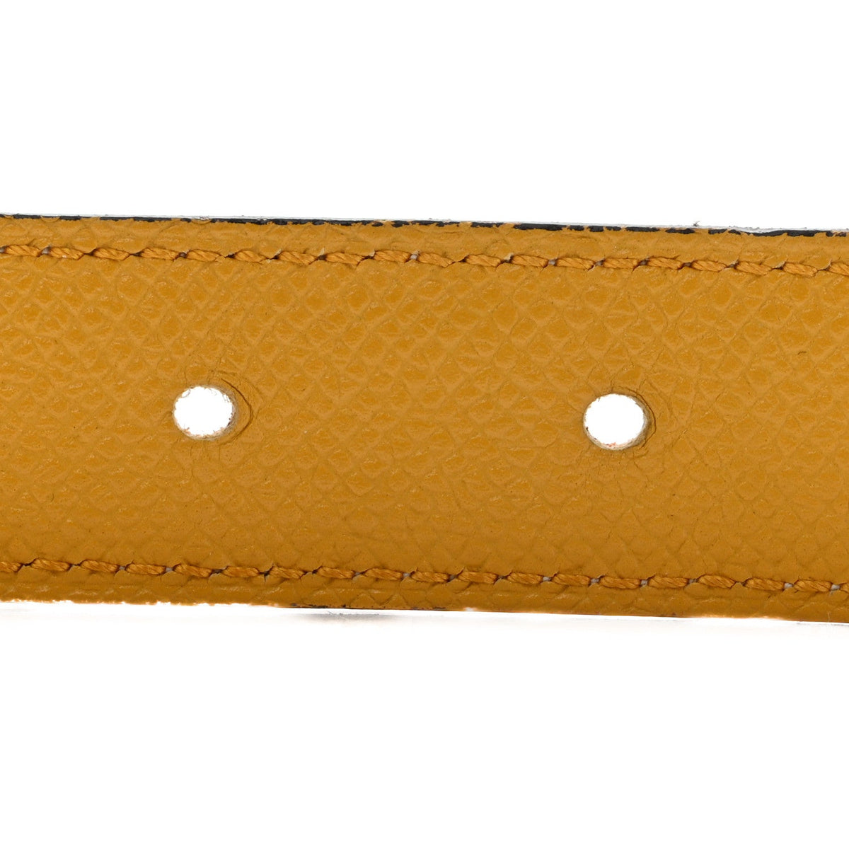 Swift Epsom 24mm Mini Constance Belt 80 Gold Jaune Ambre