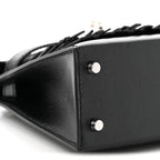 Tadelakt Sombrero Box Pampilles Mini Kelly Sellier 20 Black