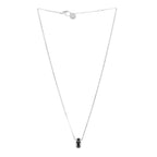 18K White Gold Diamond Ceramic Ultra Necklace Black