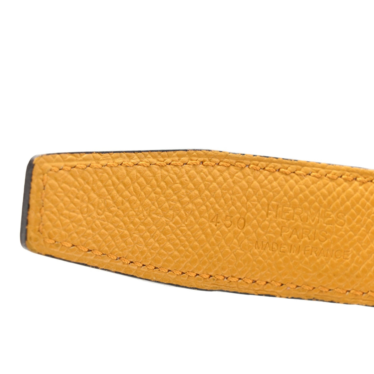 Swift Epsom 24mm Mini Constance Belt 80 Gold Jaune Ambre