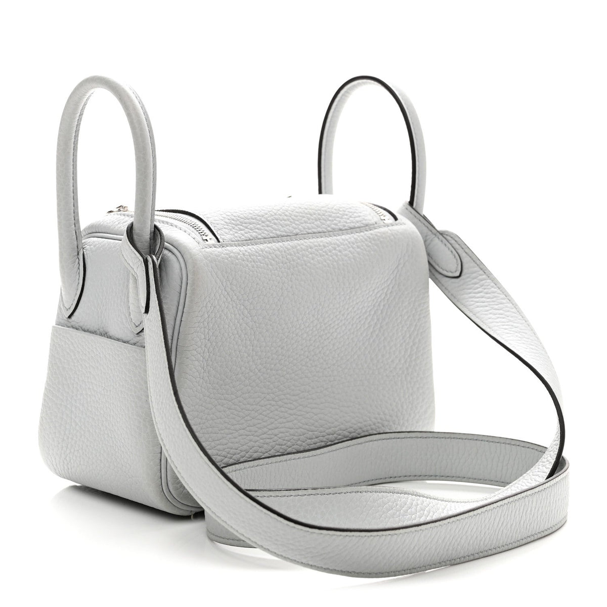 Taurillon Clemence Mini Lindy 20 Bleu Pale