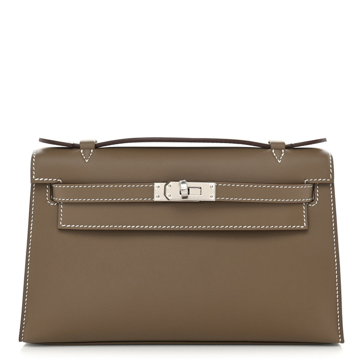 Swift Kelly Pochette Clutch Etoupe