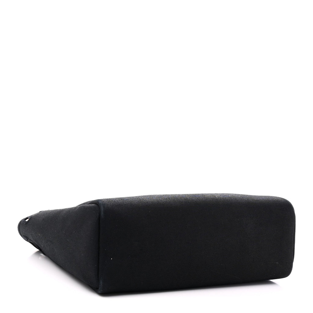 Toile Vache Calfskin Herbag 30 PM Black Natural