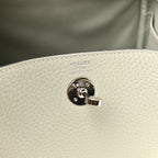 Taurillon Clemence Mini Lindy 20 Gris Neve