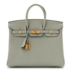 Togo Birkin 25 Gris Neve