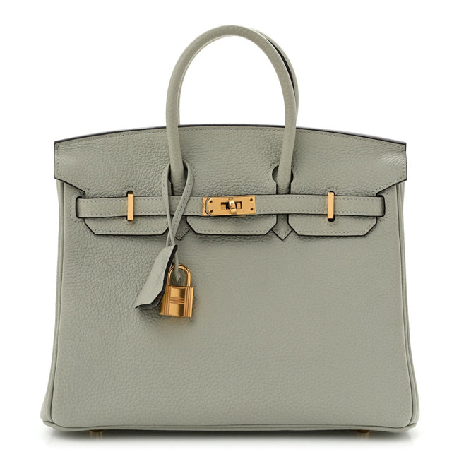 Togo Birkin 25 Gris Neve Hover Image