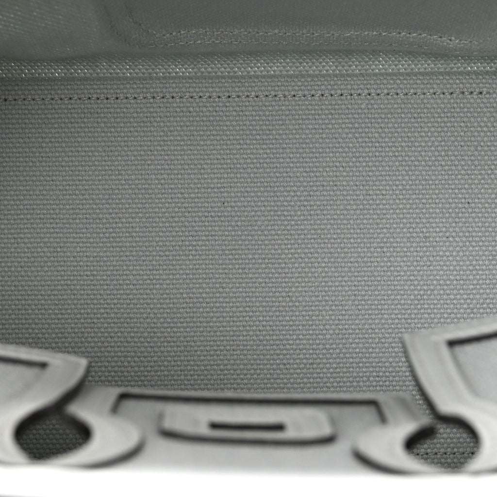 Toile Goeland Swift Cargo Birkin 25 Gris Platine