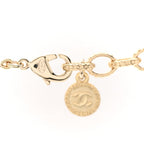 Pearl CC 100th Anniversary Necklace Light Gold