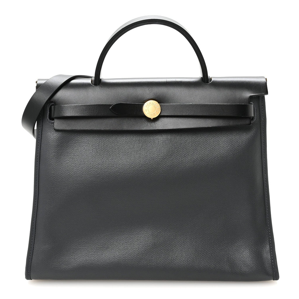 Toile H Berline Vache Hunter Herbag Zip PM 31 Ardoise Black Ecru