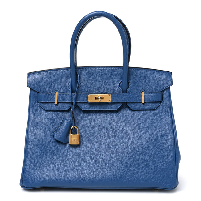 Epsom Birkin 30 Bleu Agate Hover Image