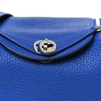 Taurillon Clemence Mini Lindy 20 Bleu Electrique