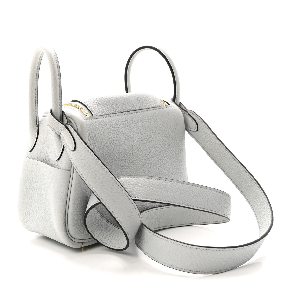 Taurillon Clemence Mini Lindy 20 Bleu Pale