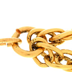 Gripoix Chicklet Sautoir Necklace Gold Red