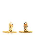 Metal Rue Cambon Clip On Earrings Gold