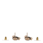 Lambskin CC Turnlock Drop Earrings Gold Black