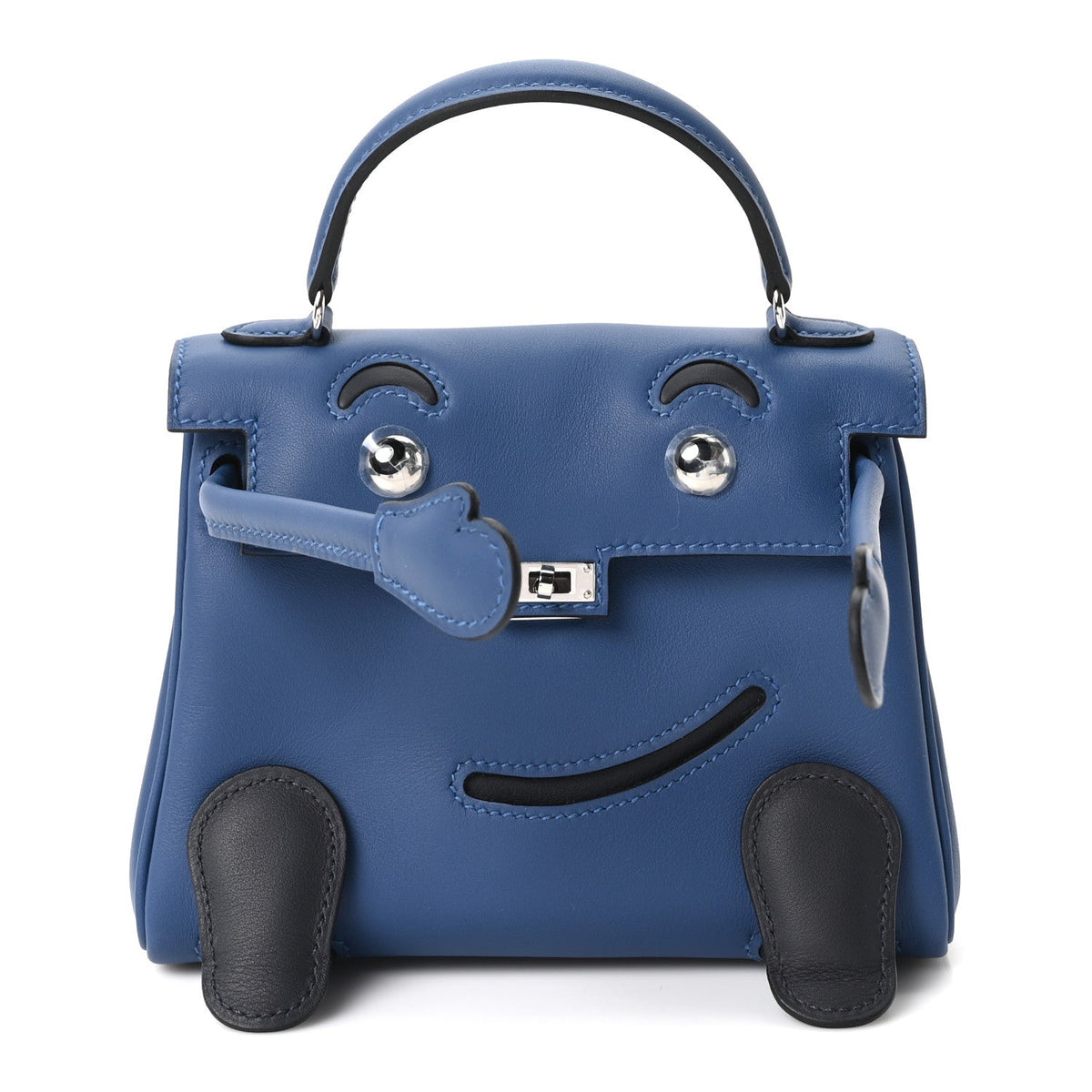 Swift Quelle Idole Kelly Doll Handbag Bleu Tie Caban