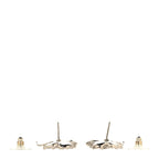 Crystal CC Camellia Earrings Silver