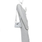 Taurillon Clemence Mini Lindy 20 Bleu Pale