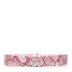 Resin Lace Crystal CC Bangle Transparent Pink