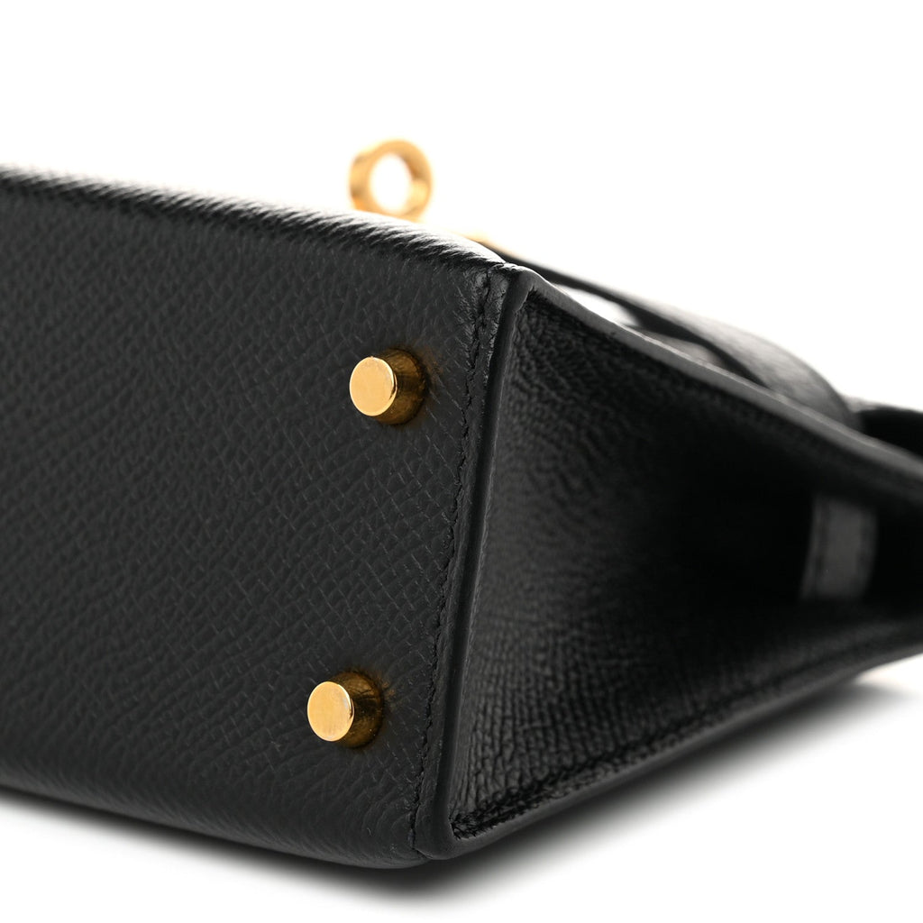 Epsom Mini Kelly Sellier 20 Black