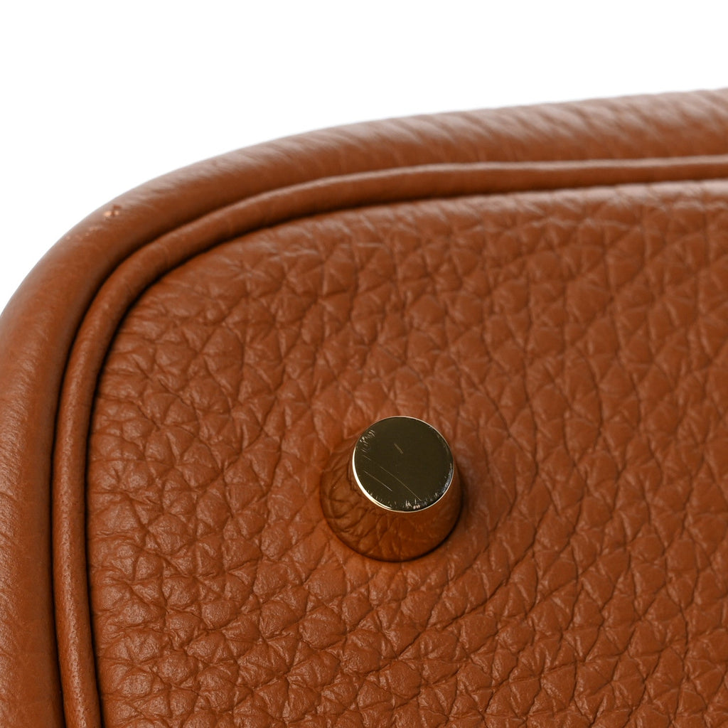 Taurillon Clemence Picotin Lock 22 MM Gold