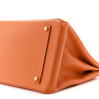 Epsom Birkin 35 Orange