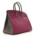 Epsom Horseshoe Birkin 35 Etain Tosca