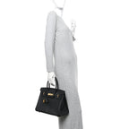 Epsom Birkin 30 Black
