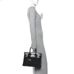 Togo Matte Alligator Birkin Touch 30 Black