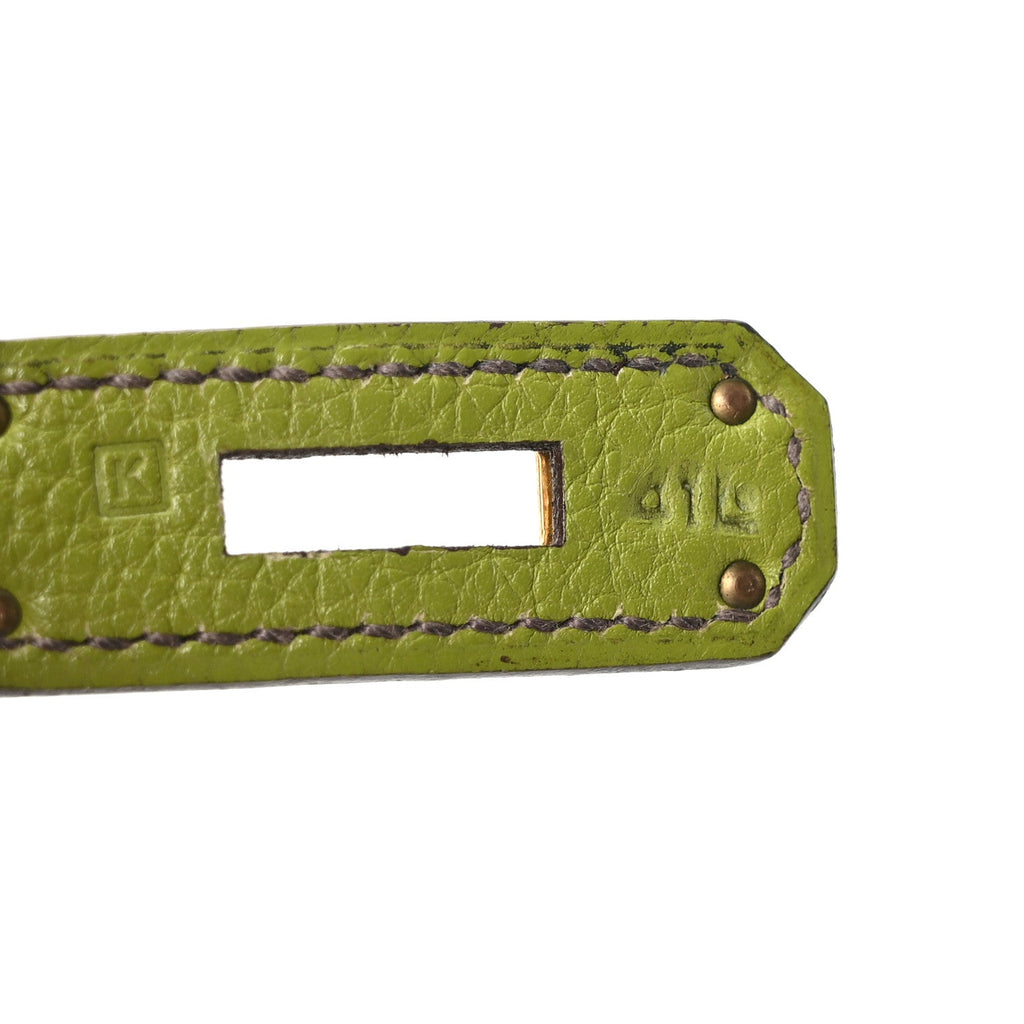 Togo Birkin 35 Vert Anis
