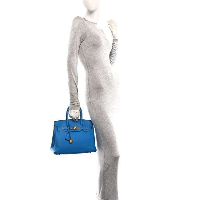 Togo Birkin 30 Bleu Zanzibar Main Image