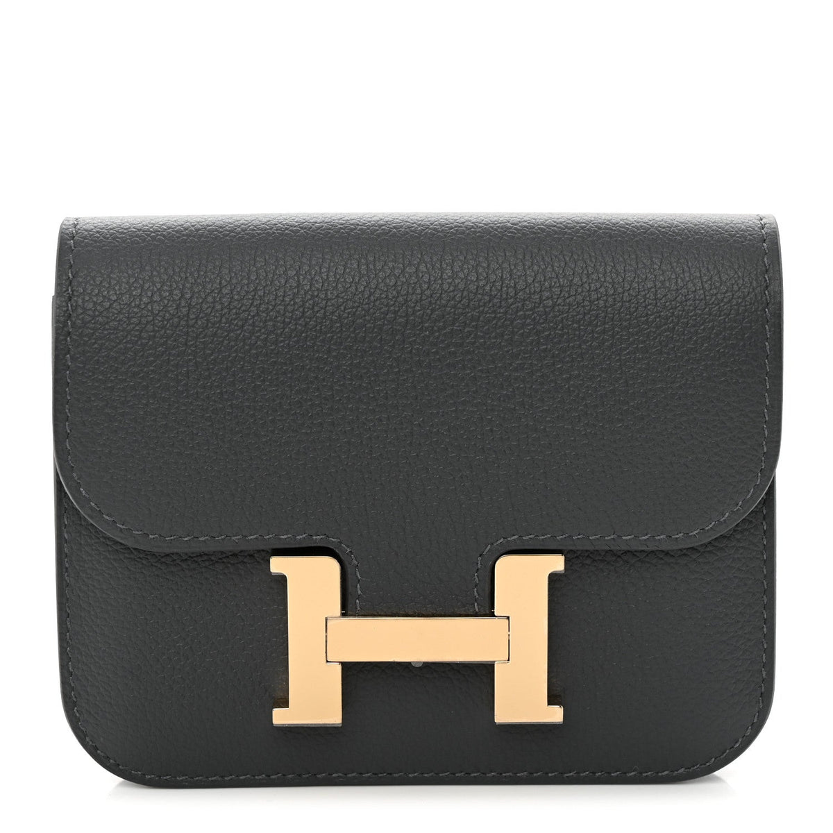 Evercolor Verso Constance Slim Wallet Ardoise Bleu Glacier