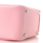 Taurillon Clemence Verso Mini Lindy 20 Rose Sakura Gris Perle
