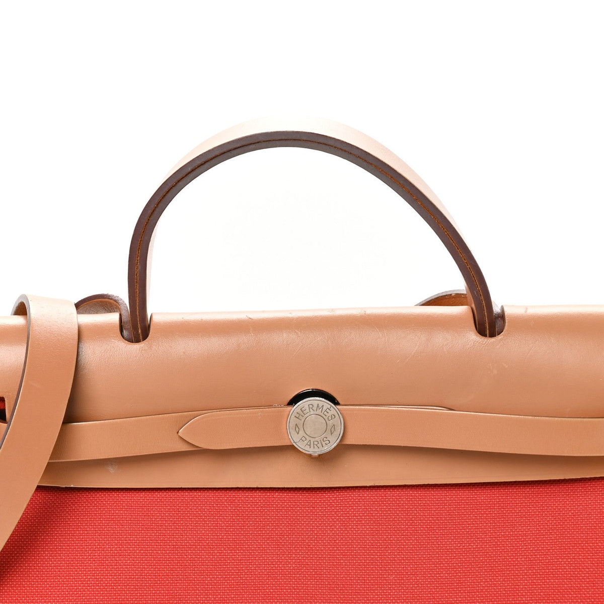 Vache Hunter Toile Herbag Zip 31 PM Rouge Tomate Natural