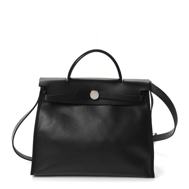 Toile H Berline Vache Hunter Herbag Zip PM 31 Black Ecru Hover Image