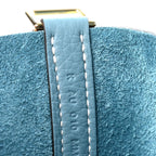 Taurillon Clemence Picotin Lock 18 PM New Blue Jean