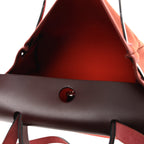Military Toile Vache Hunter Tri-Color Herbag Zip Retourne 31 PM Rouge H Cuirve Orange Mecano