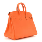 Togo Birkin 25 Orange Minium