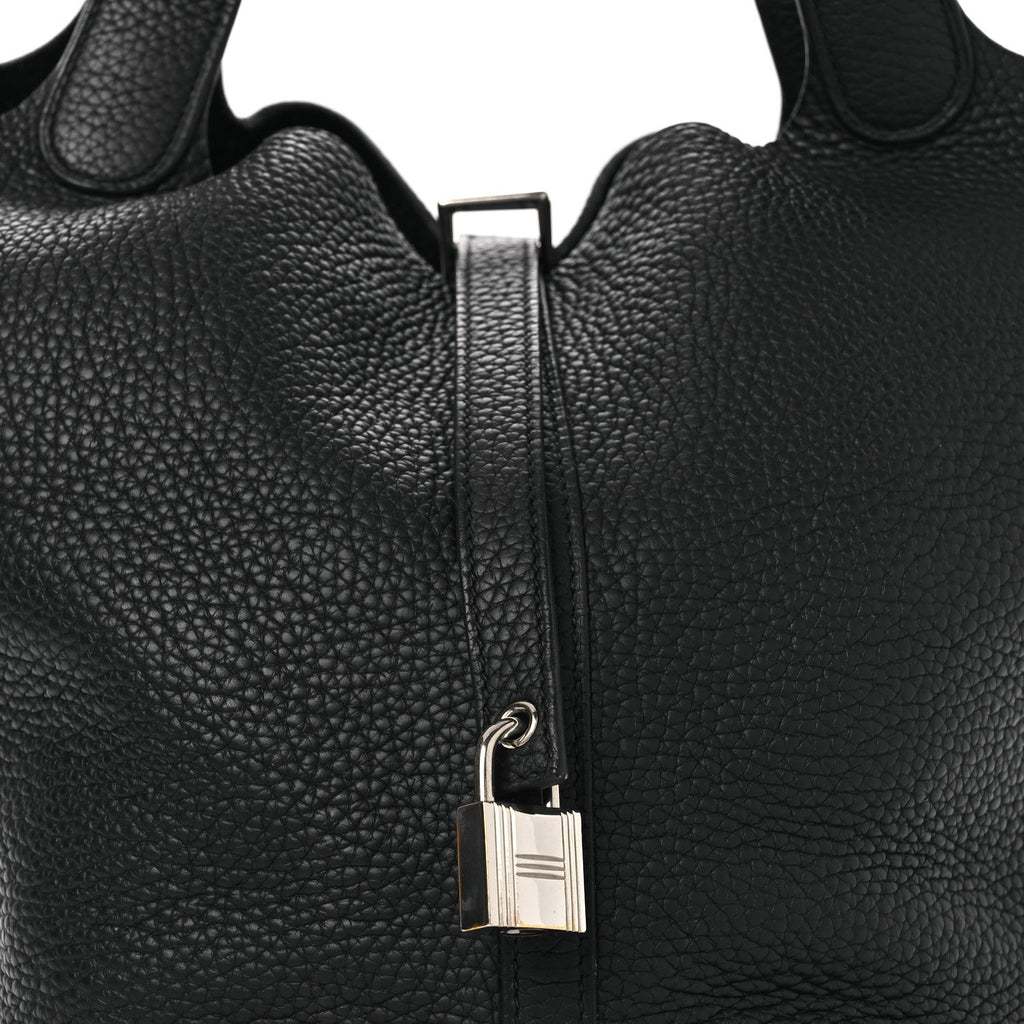 Taurillon Clemence Picotin Lock 22 MM Black