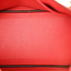 Togo Birkin 25 Rouge Pivoine