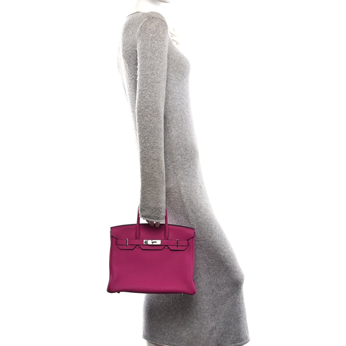 Togo Birkin 30 Rose Pourpre