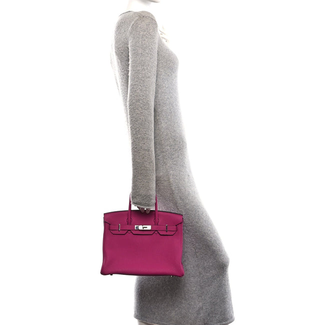 Togo Birkin 30 Rose Pourpre Main Image