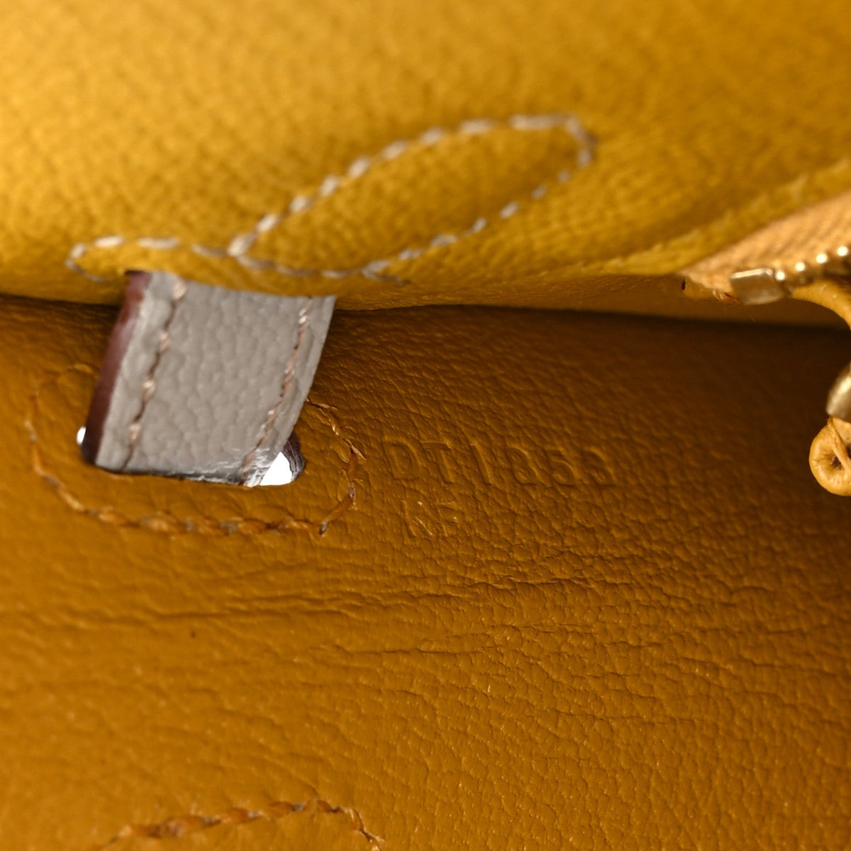 Chevre Mysore Horseshoe Kelly Sellier 25 Jaune Ambre Bleu Glacier