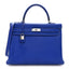 Epsom Kelly Sellier 35 Bleu Electrique