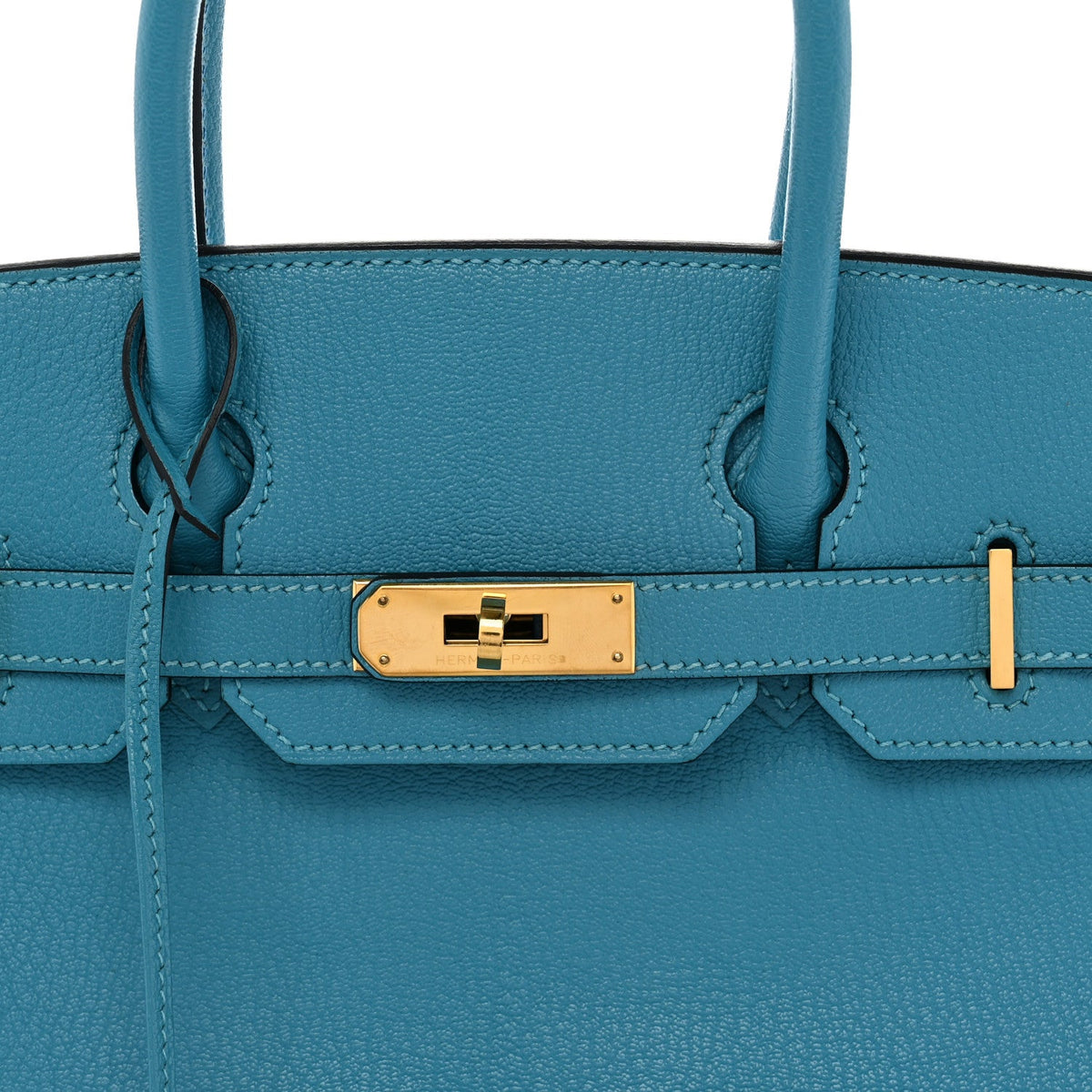 Chevre de Coromandel Birkin 30 Turquoise