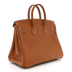 Natural Barenia Faubourg Birkin 25 Fauve