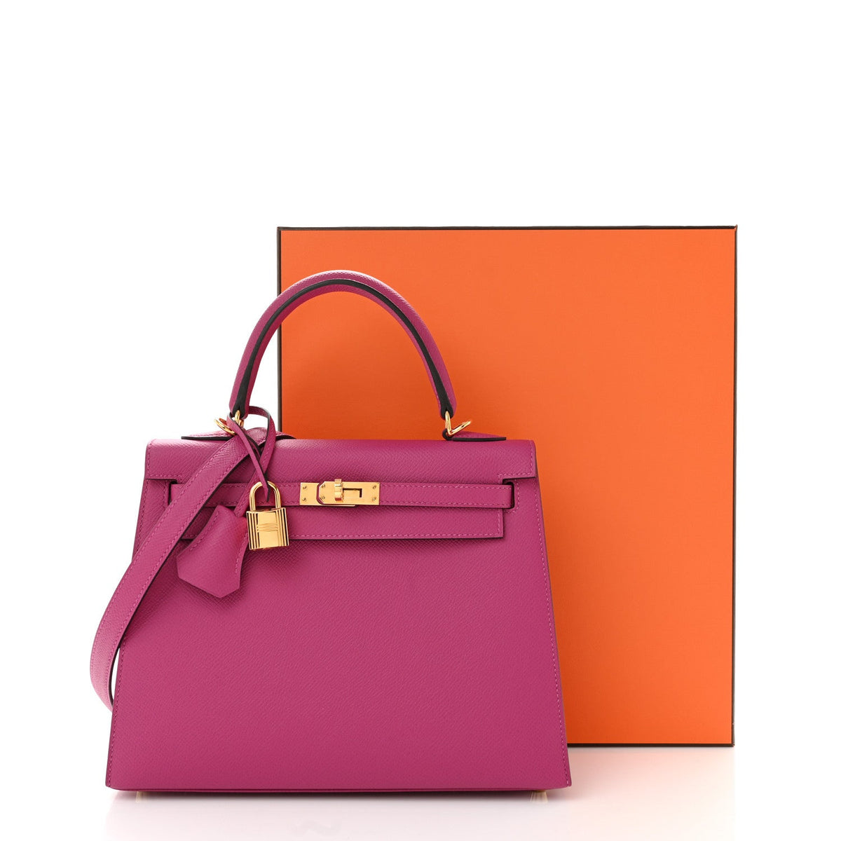 Epsom Kelly Sellier 25 Rose Pourpre