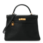 Togo Kelly Retourne 32 Black