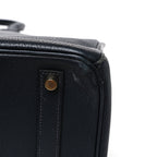 Chevre De Coromandel Birkin 35 Black